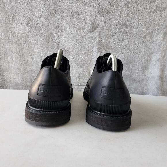 Sorel Waterproof Shoes Mens Size 9.5 Black Leather Wingtip Oxford Madson - Picture 10 of 12